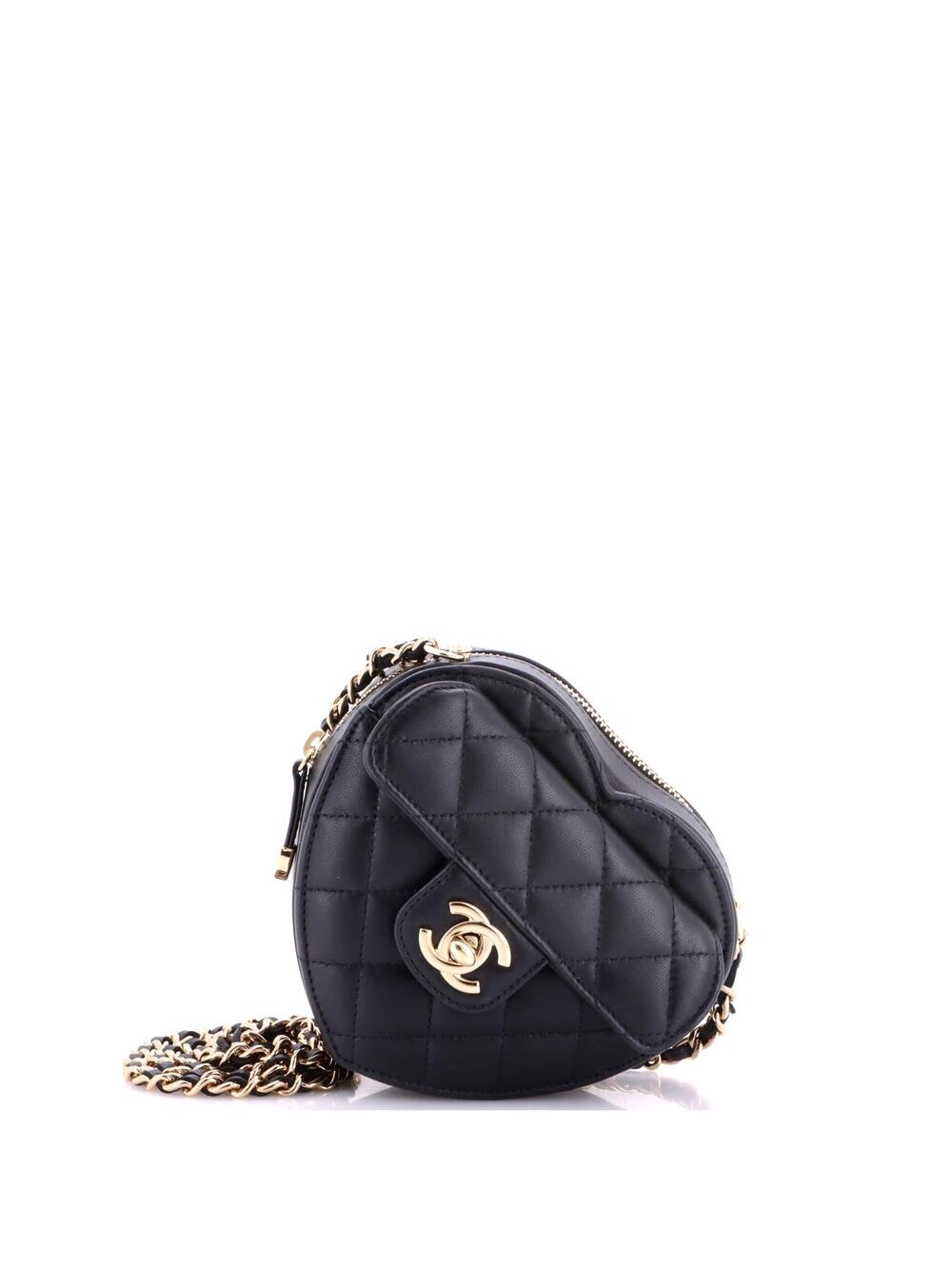 Chanel Cc In Love Heart Clutch With #343074C40B